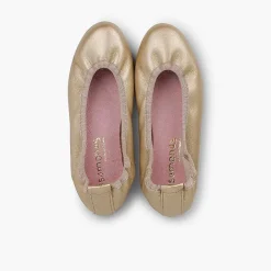 Bailarinas<Pisamonas Manoletinas Niña Y Mujer Piel Perlada