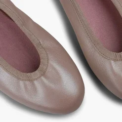 Bailarinas<Pisamonas Manoletinas Niña Y Mujer Piel Perlada