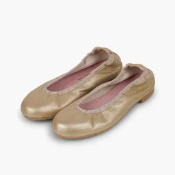 Bailarinas<Pisamonas Manoletinas Niña Y Mujer Piel Perlada