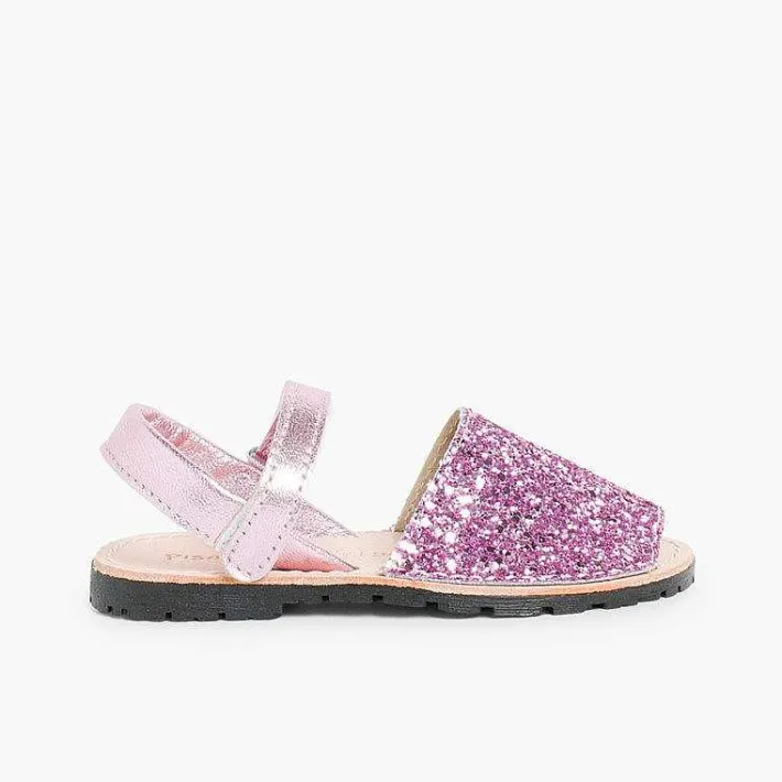 Menorquinas Avarcas<Pisamonas Menorquina Glitter Con Cinta Adhesiva