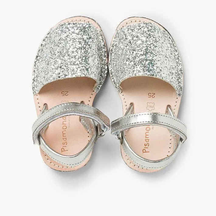 Menorquinas Avarcas<Pisamonas Menorquina Glitter Con Cinta Adhesiva