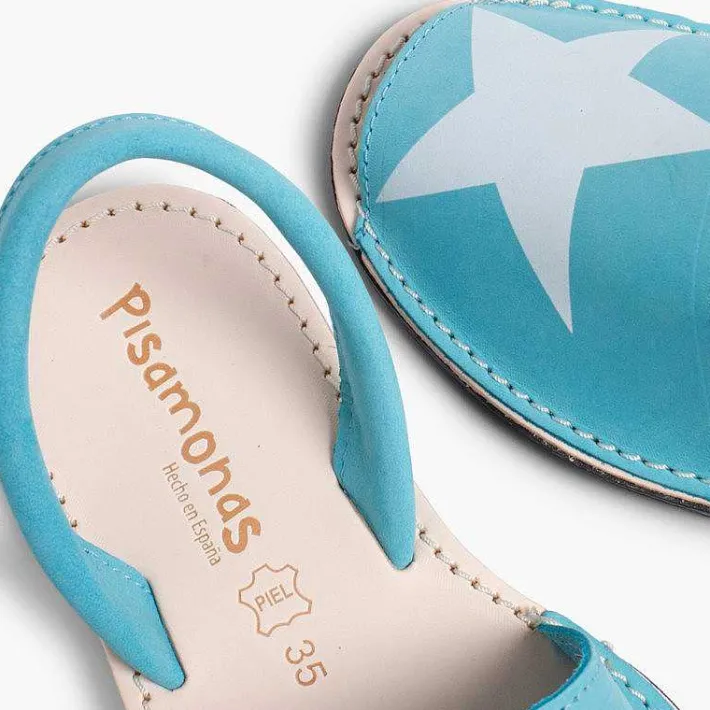 Menorquinas Avarcas<Pisamonas Menorquinas Avarcas Nobuck Con Estrella