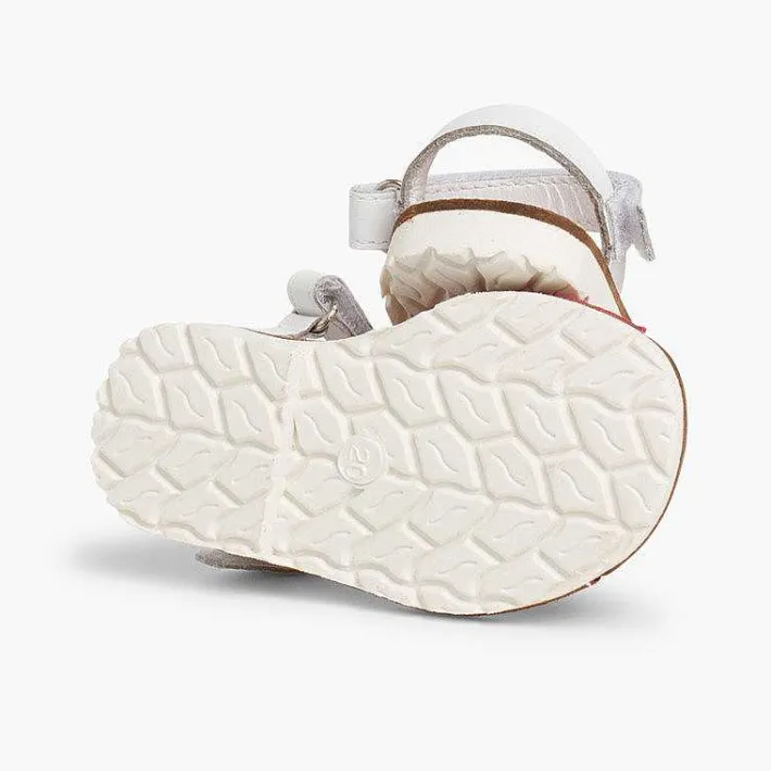 Menorquinas Avarcas<Pisamonas Menorquinas Niños Tira Adherente Napa Y Suela Blanca Edicion Especial