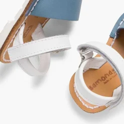 Menorquinas Avarcas<Pisamonas Menorquinas Niños Tira Adherente Napa Y Suela Blanca Edicion Especial