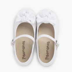 Merceditas Niña<Pisamonas Mercedita Algodon Organico Puntera Lazo