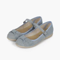 Zapatos Comunión<Pisamonas Mercedita Ceremonia Niña Lazo Cierre Hebilla