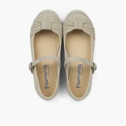 Zapatos Comunión<Pisamonas Mercedita Ceremonia Niña Lazo Cierre Hebilla