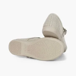 Zapatos Comunión<Pisamonas Mercedita Ceremonia Niña Lazo Cierre Hebilla