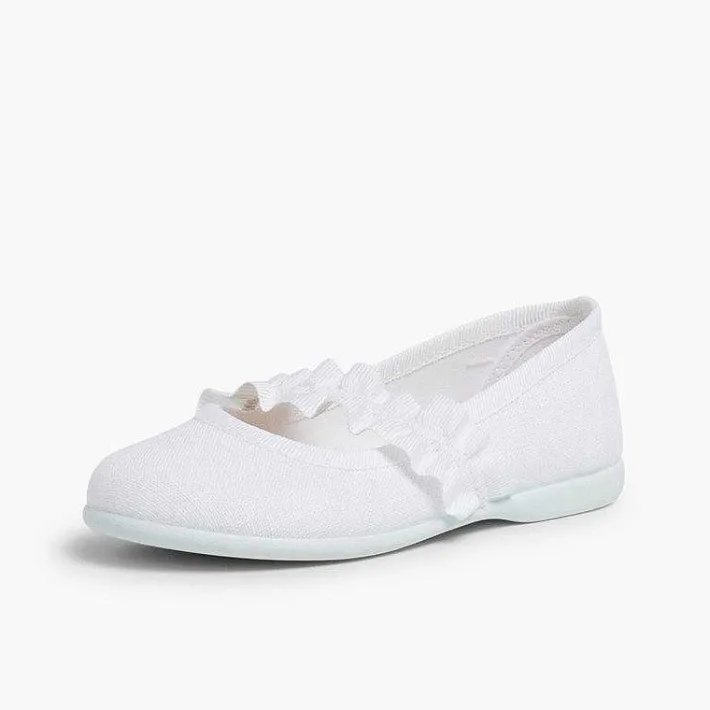 Zapatos Comunión<Pisamonas Mercedita Con Tira Elastica Ancha