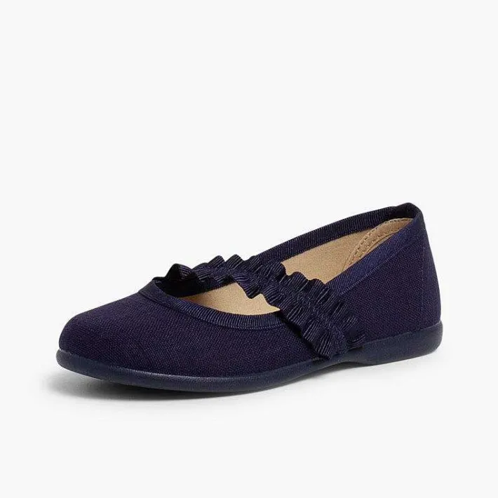 Zapatos Comunión<Pisamonas Mercedita Con Tira Elastica Ancha