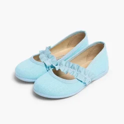 Zapatos Comunión<Pisamonas Mercedita Con Tira Elastica Ancha