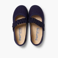 Zapatos Comunión<Pisamonas Mercedita Con Tira Elastica Ancha
