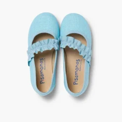 Zapatos Comunión<Pisamonas Mercedita Con Tira Elastica Ancha