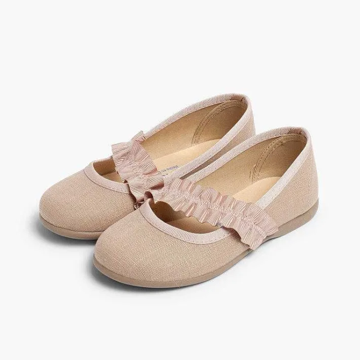 Zapatos Comunión<Pisamonas Mercedita Con Tira Elastica Ancha