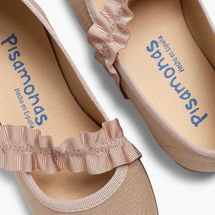 Zapatos Comunión<Pisamonas Mercedita Con Tira Elastica Ancha