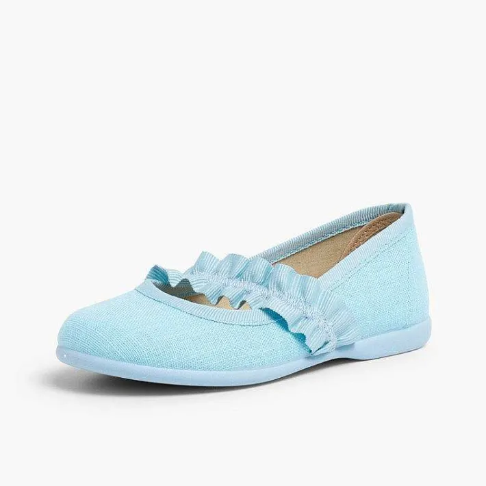 Zapatos Comunión<Pisamonas Mercedita Con Tira Elastica Ancha