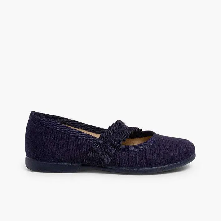 Zapatos Comunión<Pisamonas Mercedita Con Tira Elastica Ancha