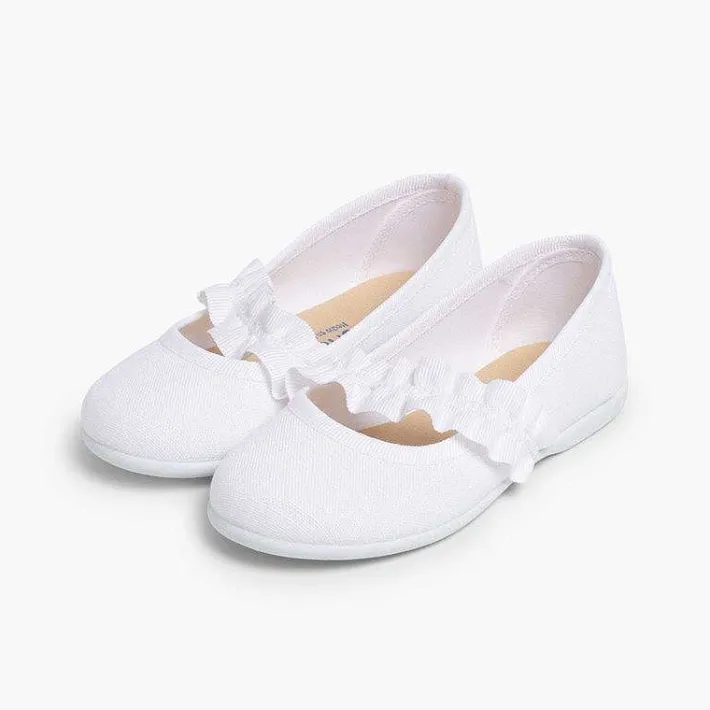 Zapatos Comunión<Pisamonas Mercedita Con Tira Elastica Ancha