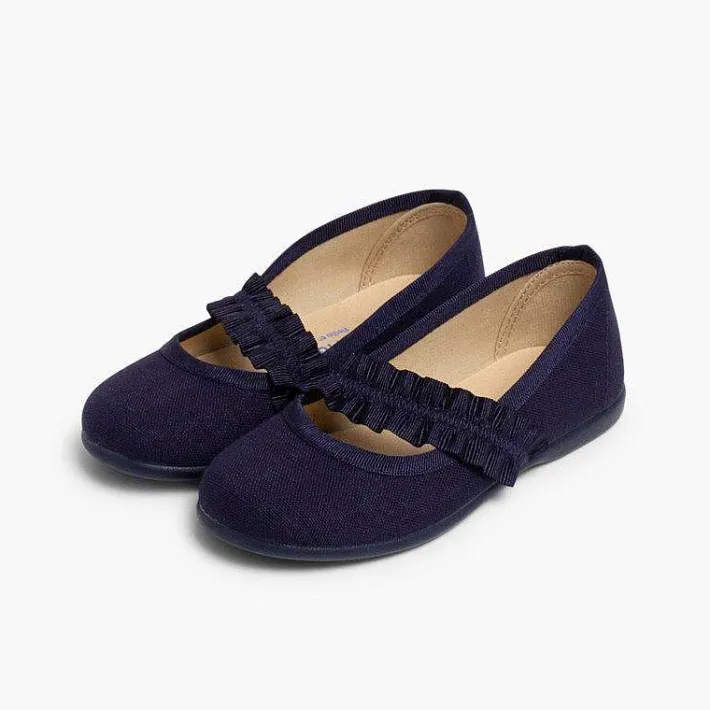 Zapatos Comunión<Pisamonas Mercedita Con Tira Elastica Ancha