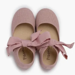 Zapatos Comunión<Pisamonas Mercedita Escotada Con Lazada Tobillo