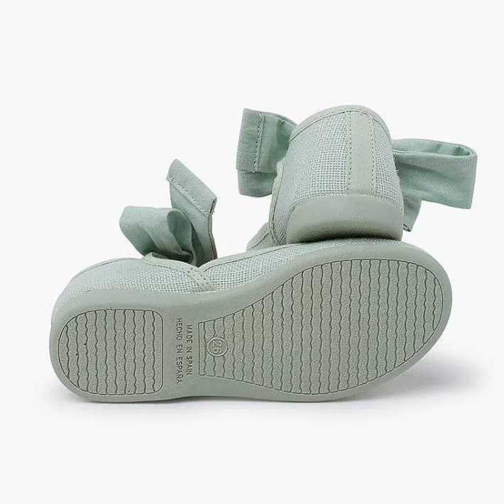 Zapatos Comunión<Pisamonas Mercedita Escotada Con Lazada Tobillo