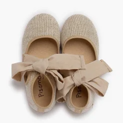 Zapatos Comunión<Pisamonas Mercedita Escotada Con Lazada Tobillo