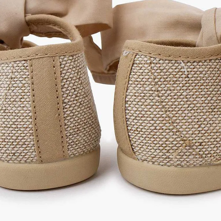 Zapatos Comunión<Pisamonas Mercedita Escotada Con Lazada Tobillo
