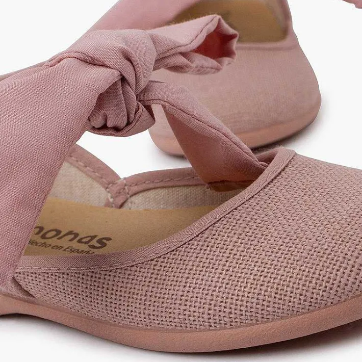 Zapatos Comunión<Pisamonas Mercedita Escotada Con Lazada Tobillo