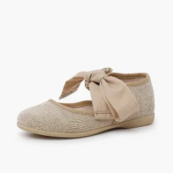 Zapatos Comunión<Pisamonas Mercedita Escotada Con Lazada Tobillo