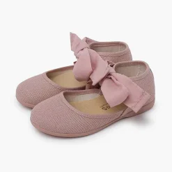 Zapatos Comunión<Pisamonas Mercedita Escotada Con Lazada Tobillo