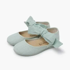 Zapatos Comunión<Pisamonas Mercedita Escotada Con Lazada Tobillo