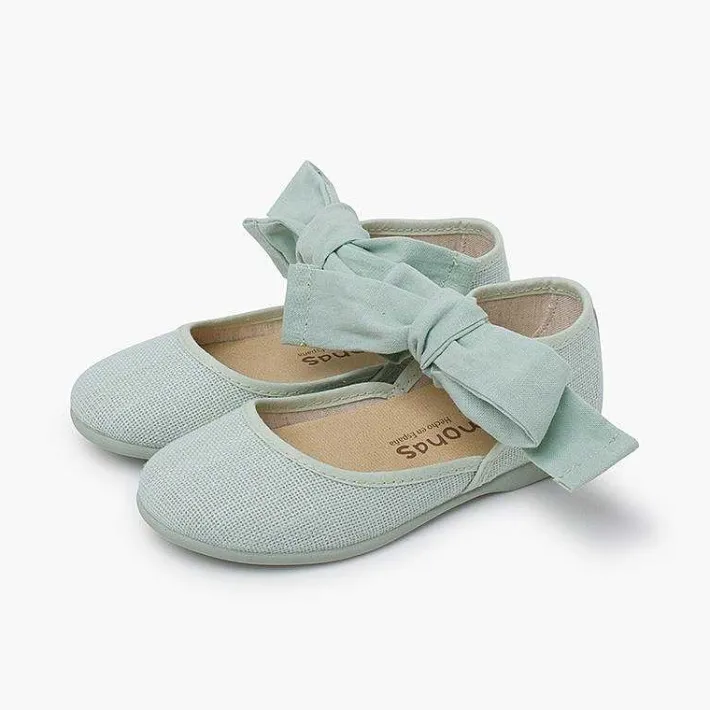 Zapatos Comunión<Pisamonas Mercedita Escotada Con Lazada Tobillo