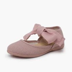 Zapatos Comunión<Pisamonas Mercedita Escotada Con Lazada Tobillo