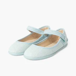 Zapatos Comunión<Pisamonas Mercedita Escotada Detalle Boton Cierre Adherente