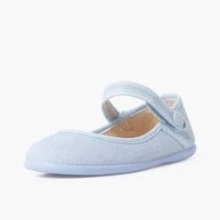Zapatos Comunión<Pisamonas Mercedita Escotada Detalle Boton Cierre Adherente