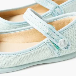 Zapatos Comunión<Pisamonas Mercedita Escotada Detalle Boton Cierre Adherente