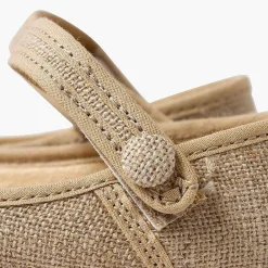 Zapatos Comunión<Pisamonas Mercedita Escotada Detalle Boton Cierre Adherente