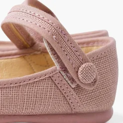 Zapatos Comunión<Pisamonas Mercedita Escotada Detalle Boton Cierre Adherente