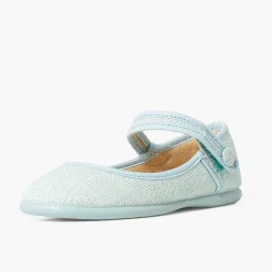 Zapatos Comunión<Pisamonas Mercedita Escotada Detalle Boton Cierre Adherente