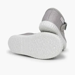 Zapatillas<Pisamonas Mercedita Hebilla Lona Con Brillos