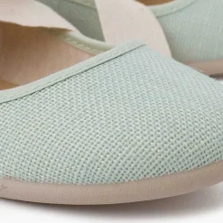Zapatos Comunión<Pisamonas Mercedita Lino Con Lazo Crudo