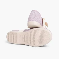 Zapatos Comunión<Pisamonas Mercedita Lino Con Lazo Crudo