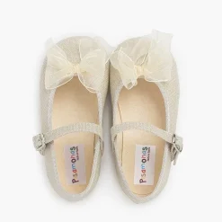 Merceditas Niña<Pisamonas Mercedita Lino Hebilla Lazo Organza