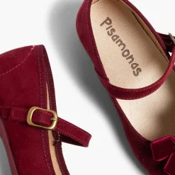 Merceditas Niña<Pisamonas Mercedita Niña Hebilla Lazo Terciopelo