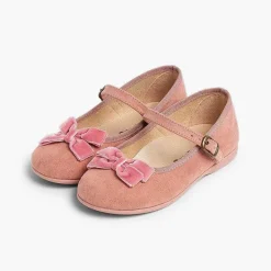 Merceditas Niña<Pisamonas Mercedita Niña Hebilla Lazo Terciopelo