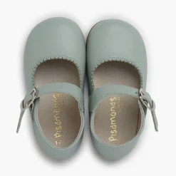 Zapatos Comunión<Pisamonas Mercedita Piel Piso Caramelo