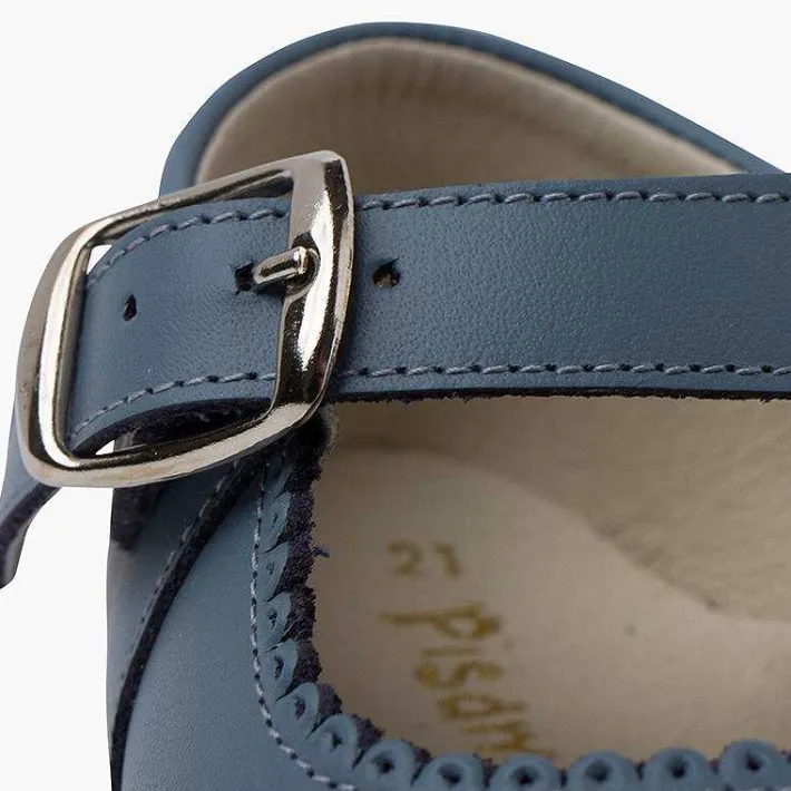 Zapatos Comunión<Pisamonas Mercedita Piel Piso Caramelo