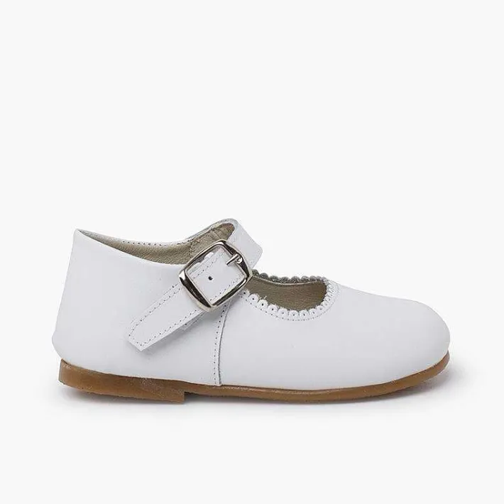 Zapatos Comunión<Pisamonas Mercedita Piel Piso Caramelo