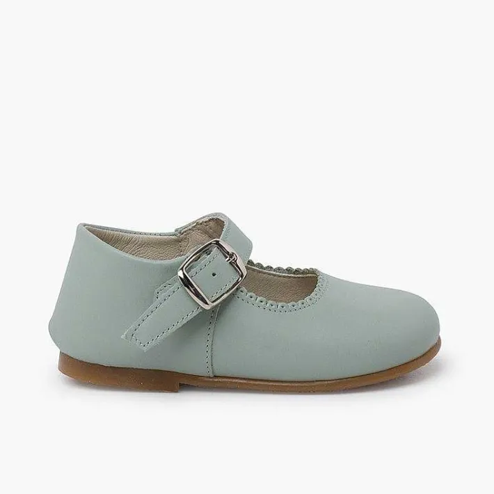 Zapatos Comunión<Pisamonas Mercedita Piel Piso Caramelo