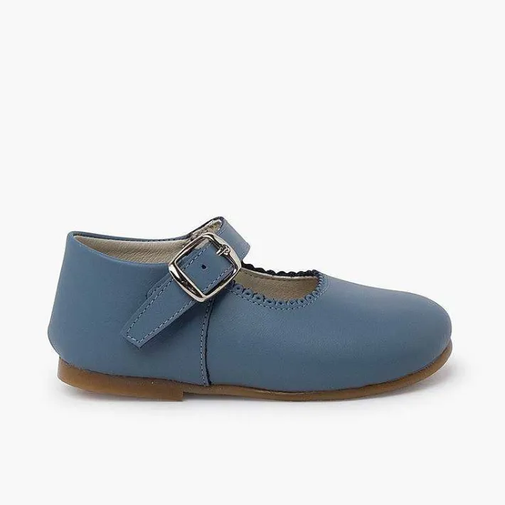 Zapatos Comunión<Pisamonas Mercedita Piel Piso Caramelo